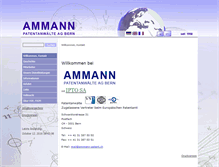 Tablet Screenshot of ammann-patent.ch